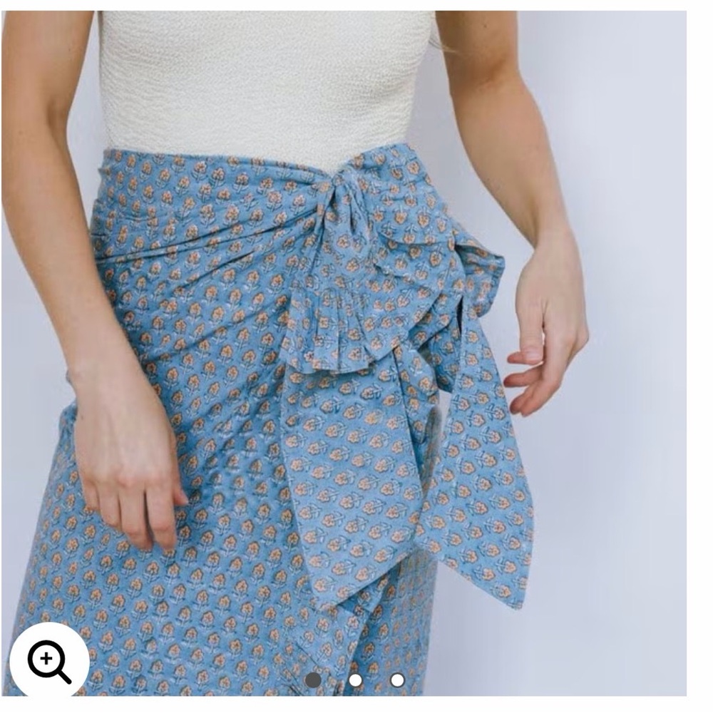 Sunshine Tienda Dark and Stormy Sandy Ruffle Sarong